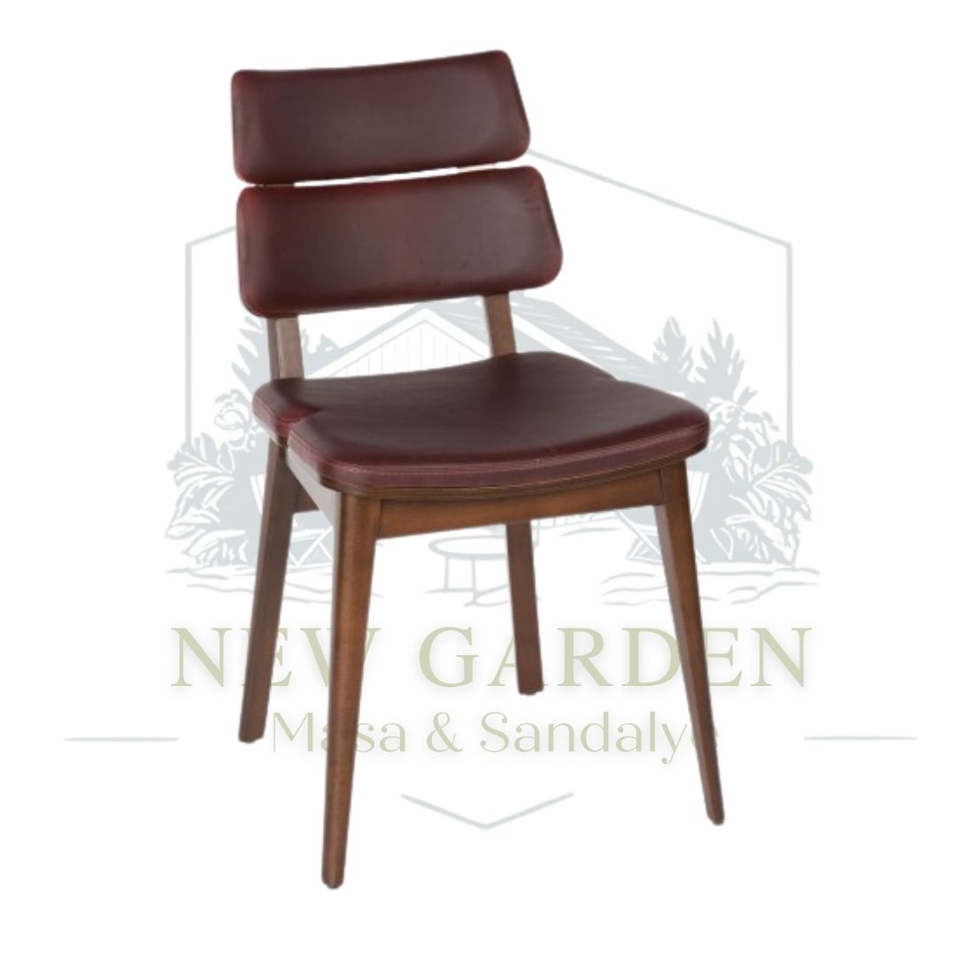 Kronos Ahşap Kumaş Kaplama Sandalye - Görsel 4