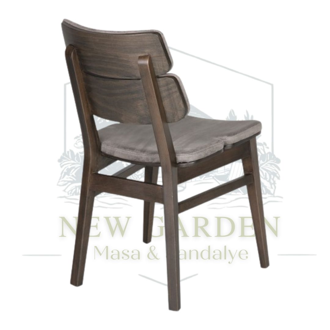 Kronos Ahşap Kumaş Kaplama Sandalye - Görsel 5