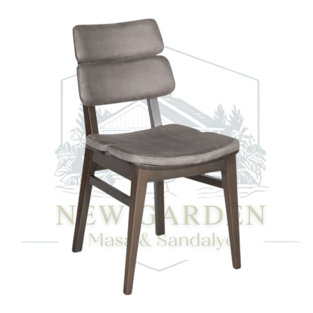 Kronos Ahşap Kumaş Kaplama Sandalye - Görsel 6