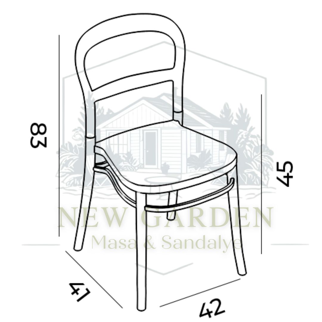 Yay Plastik Sandalye - Görsel 2